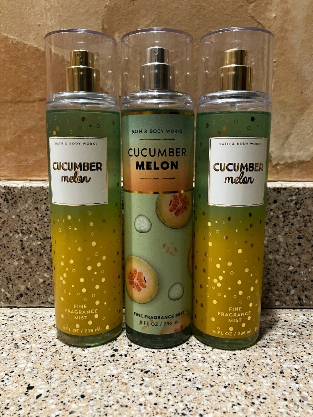 Bath & Body Works 3 Cucumber Melon Sprays! NEW